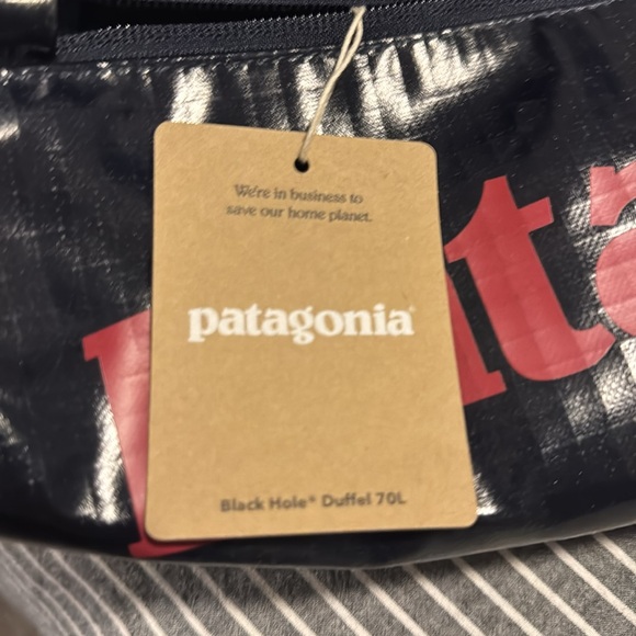 Patagonia the black hole 70 L duffel bag ￼
used once ￼ - Picture 2 of 3